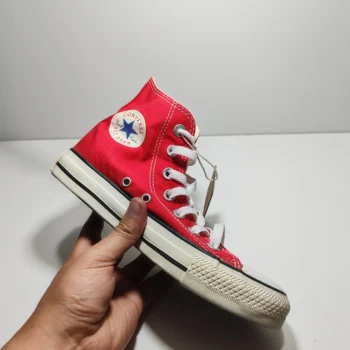 converse rojo caña alta