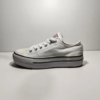 converse blanco plataforma
